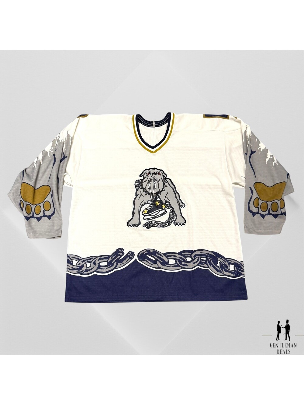 Long Beach Ice Dogs Jersey Mens IHL California Bauer Authentic XL 90s BAUER